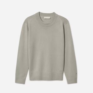Everlane cashmere crew in stone